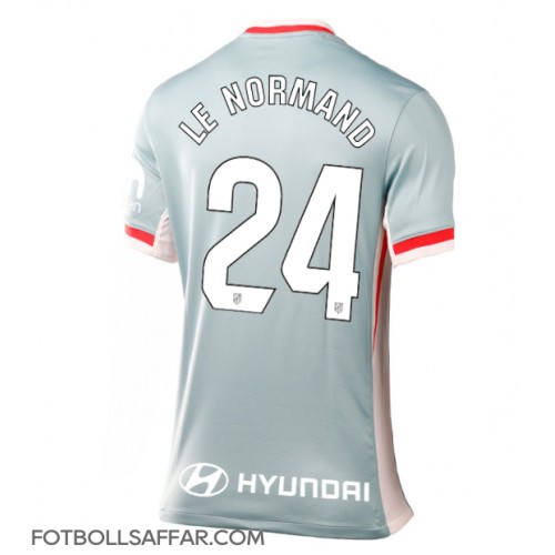 Atletico Madrid Robin Le Normand #24 Bortatröja Dam 2024-25 Kortärmad